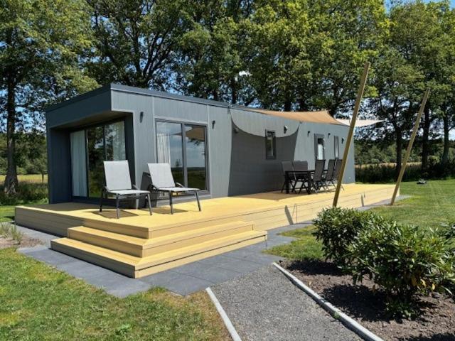 Chalet Rustique Oldeberkoop Esterno foto